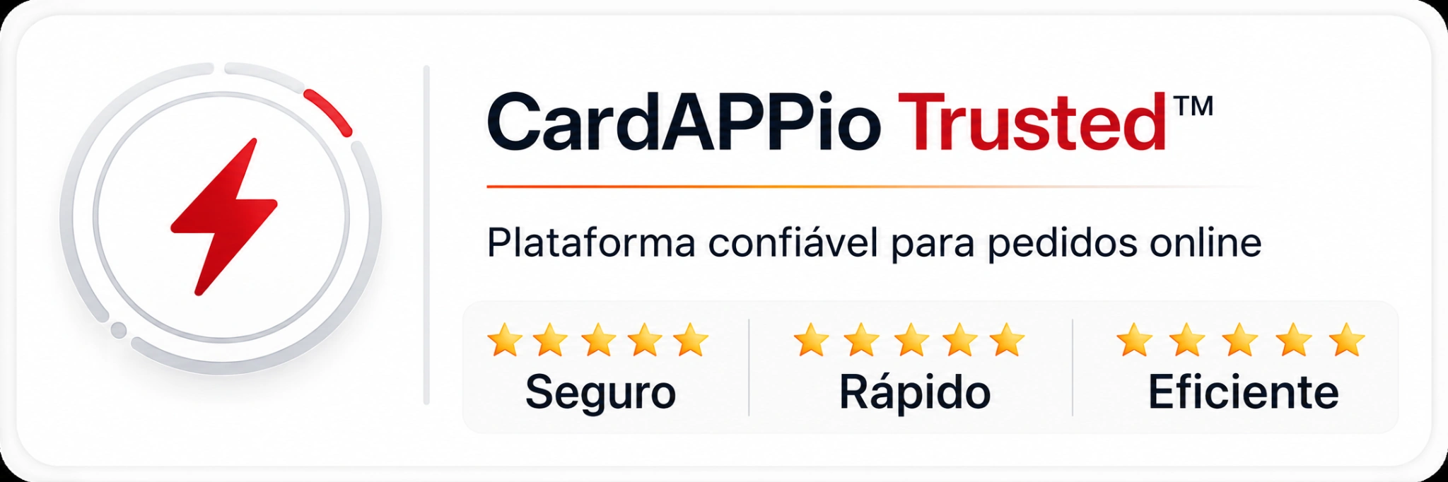 CardAPPio Trusted — Plataforma confiável para pedidos online